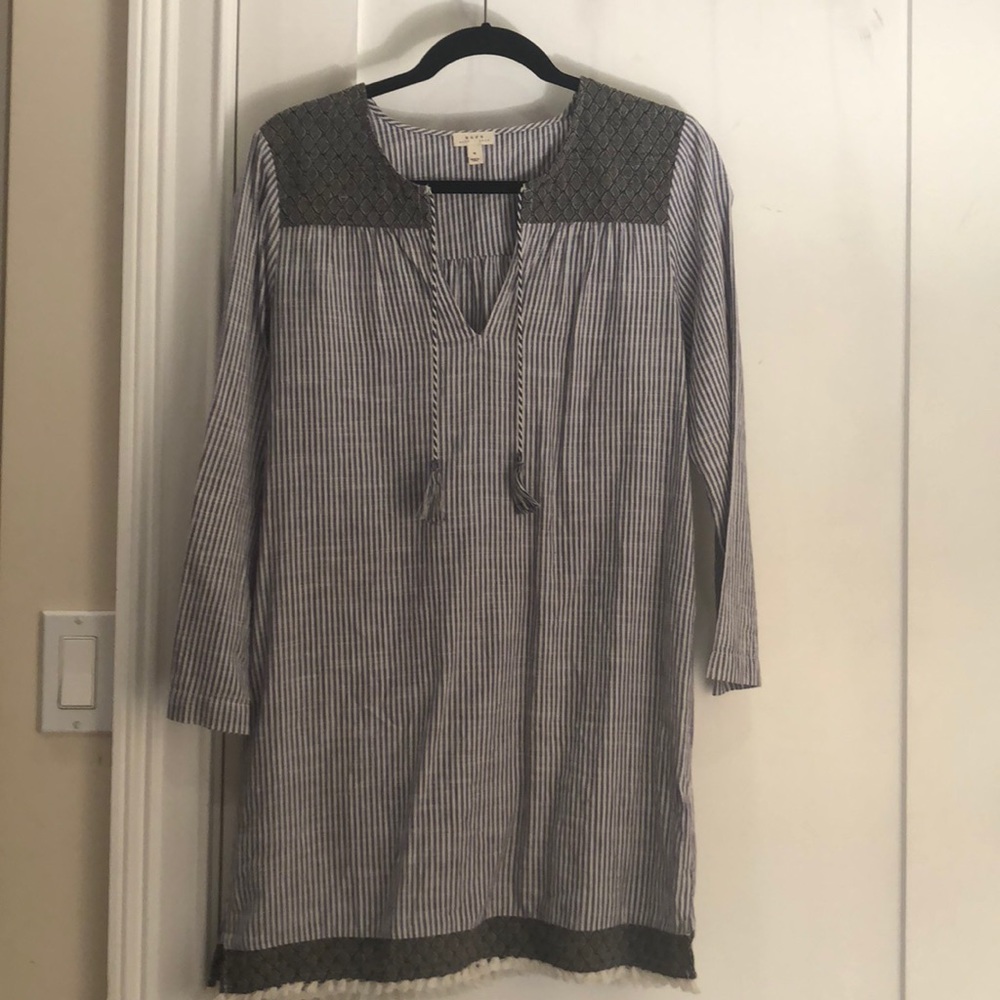 Soft Joie Tunic Dress with Tassels